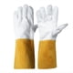 thumbnail image 1 of Guantes de Trabajo, Guantes de Soldadura Sin Forro, con Puños y Guantes Ignífugos para Soldadores, Extremadamente Suaves y Flexibles., 1 of 5