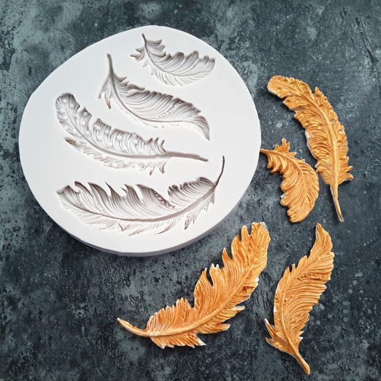 Details about   Fern Leaf Fondant Mold Cake Decorating Chocolate Silicone Mould Baking Tool DIY 