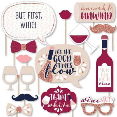 wine photo props