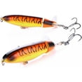 thumbnail image 4 of 5PCS Whopper Fishing Lure, Bass Popper Lure kit, Topwater Fishing Lures with Box, 4 of 7