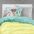 thumbnail image 2 of Jack Russell Terrier Spring Fabric Standard Pillowcase, 2 of 2