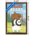 thumbnail image 3 of We Bare Bears - Key Art Wall Poster, 14.725" x 22.375", Framed, 3 of 6
