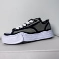 thumbnail image 2 of Maison Mihara Yasuhiro Peterson Overhanging Canvas Low Top in Green, 2 of 5