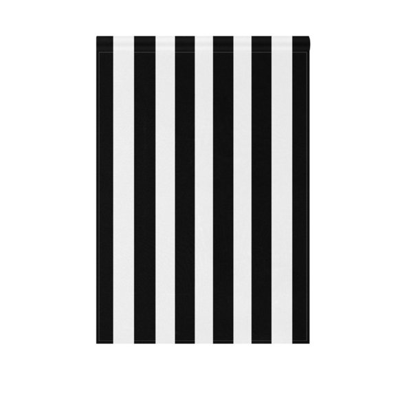 White and Black Stripe Pattern Garden Flag House Banner 12" x 18" Double Sided Outdoor Yard Decoration