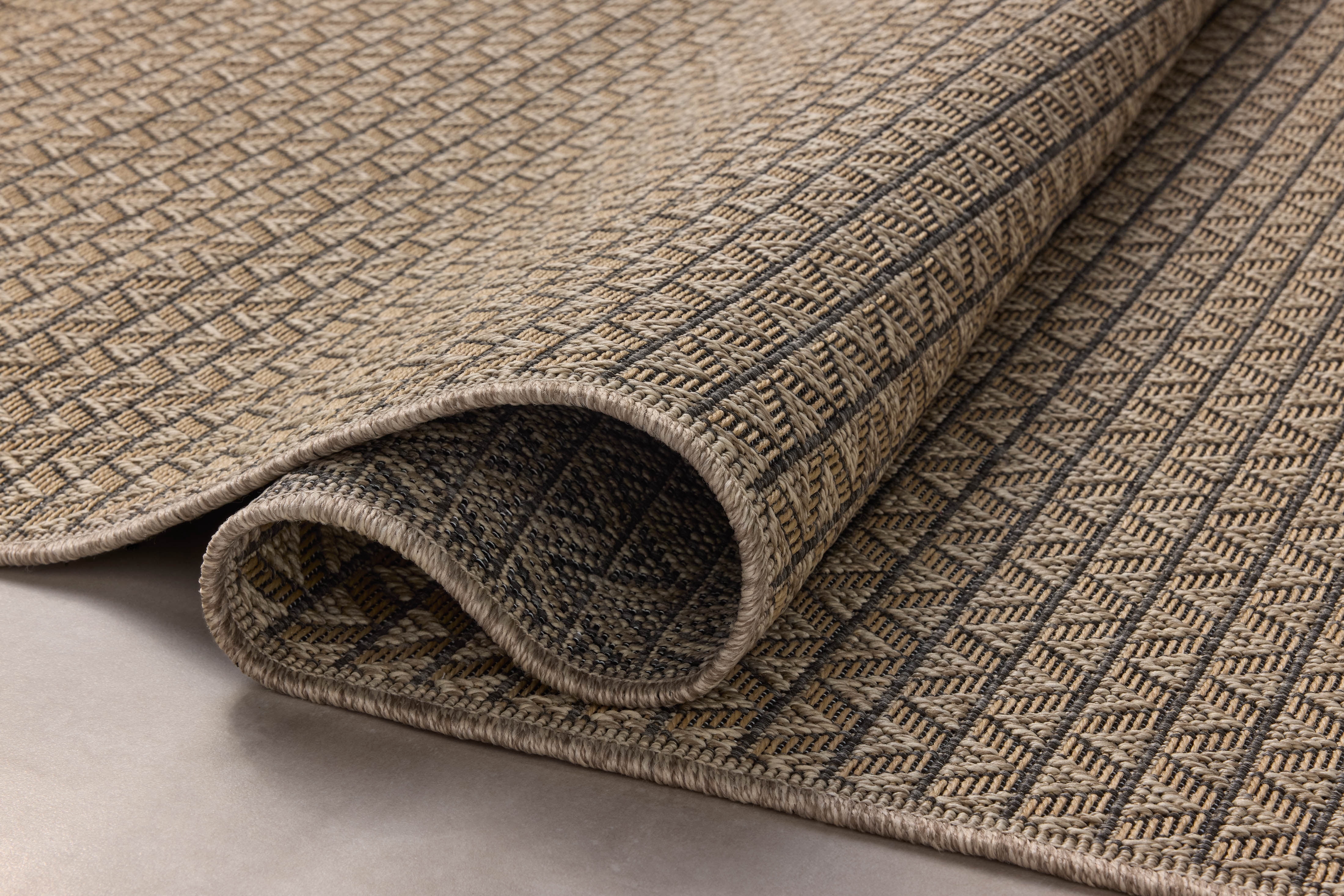 Chris Loves Julia x Loloi Providence Natural / Graphite 6'-3" x 9'-2" Area Rug