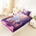 thumbnail image 4 of Erosebridal Capybara Family Kid Twin Sheet Sets, Cherry Blossoms Bedding, 3pcs, 4 of 5