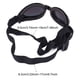 thumbnail image 2 of Gafas de sol polarizadas para perros pequeños, resistentes al viento, plegables y ajustables, con banda elástica, ideales para acampar al aire libre, viajes, fotografía, artículos esenciales para, 2 of 6