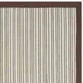 thumbnail image 3 of SAFAVIEH Natural Fiber Urban Striped Sisal Area Rug, Teal/Brown, 5' x 8', 3 of 4