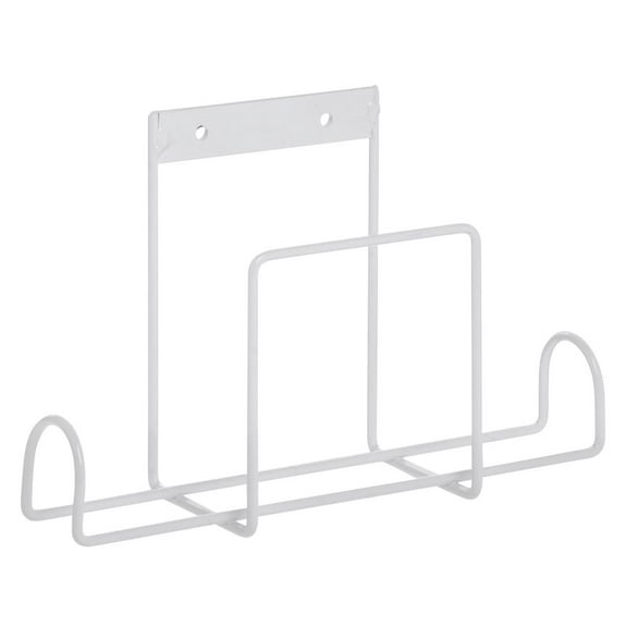 HUBERTĀ® First Aid Kit Class A White Steel Wall Rack - 11 1/8 L x 3 1/2 W x 7" H