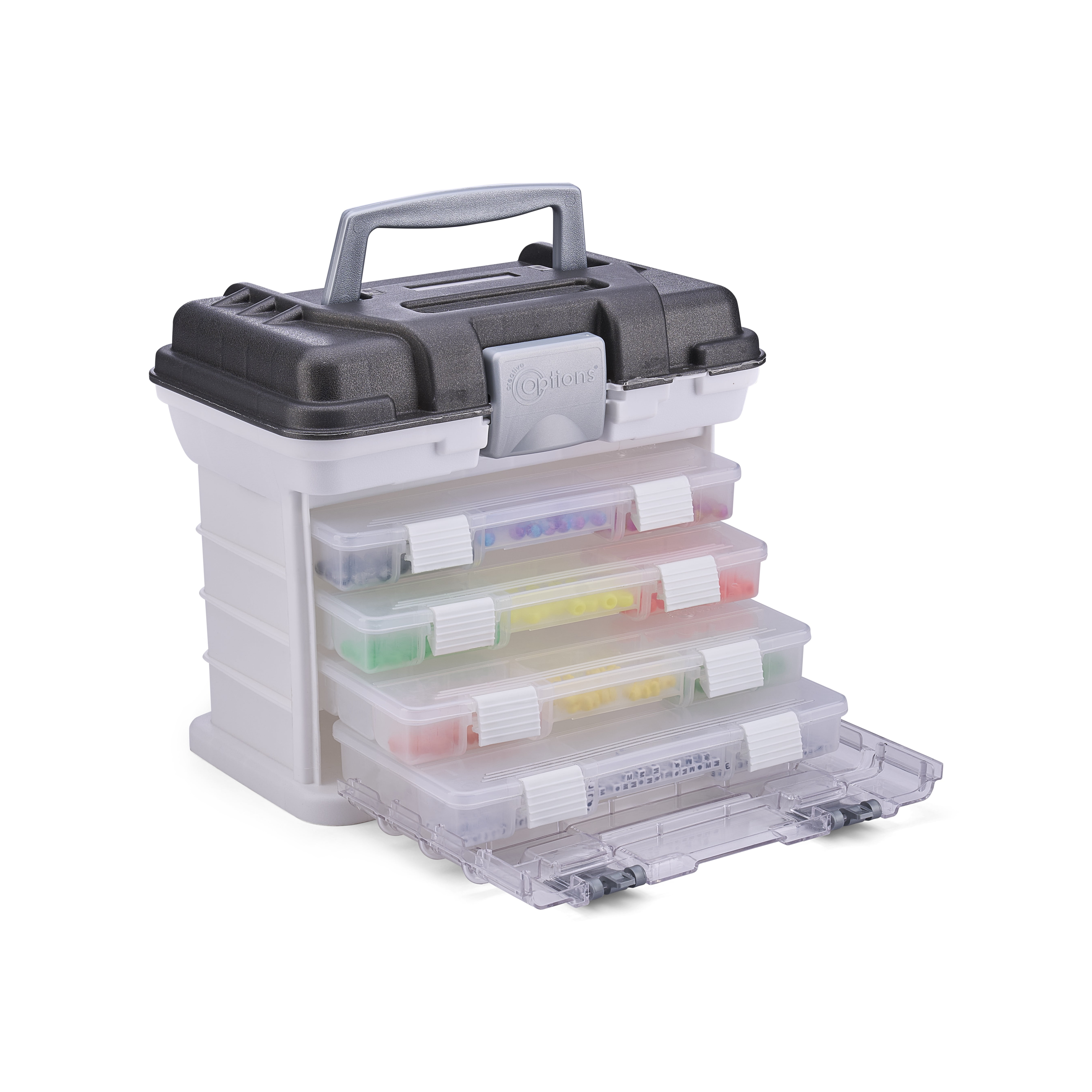 (2 pack) Creative Options White Small Rack Storage System
