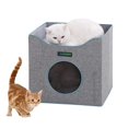 thumbnail image 1 of 212 Main CCD-3915SG 15.5 in. Condo de Chat&44; Gris Fumée, 1 of 4
