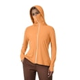 thumbnail image 3 of XINPING Women's Protective Sunscreen Jacket Ice Silk Summer Lightweight Long Sleeve Jacket Breathable for Summer Outdoors, 3 of 9