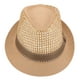 thumbnail image 3 of Sombrero de paja Sombrero de playa de ala corta Sombrero de pescador tejido transpirable para hombres y mujeres, 3 of 5