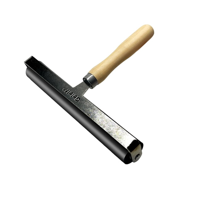Rodillo Brayer GELELF de 20 cm con mango de madera para tinta