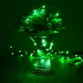 thumbnail image 2 of 2M 20 LED Christmas String Lights Battery Operated Fairy Copper Wire Decorative Lights for Home Party Holiday Wedding Xmas Tree, Green, 2 of 8