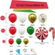 thumbnail image 2 of Apuakthei Kit de arco de guirnalda de globos navideños, globos de caramelo de confeti rojo, verde y dorado para decoración de fiesta de Navidad, 2 of 5