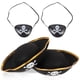 thumbnail image 1 of 4 piezas Capitán Pirate Sombreros y parches de ojos Impresión de calavera Pirate Capitán Capas de vestuario, 1 of 4