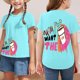 thumbnail image 5 of Gibobby Blusas Elegantes Mamá, la camisa para niños pequeños, niñas, último nervio, regalo del día de las madres, camisa de moda sólida para niños, camiseta para niños（Aqua， 3-4 Años), 5 of 5
