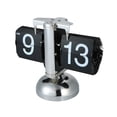 thumbnail image 3 of Temporizador Irfora Reloj de mesa de pequeña escala, reloj Retro con tapa, reloj de cuarzo operado por engranaje interno con tapa de acero inoxidable, negro/blanco Irfora Temporizador, 3 of 7