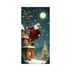 thumbnail image 2 of Uuiauoio Festive Christmas Door Cover with Design,Polyester Door Curtain for Holiday Home Decor, Seasonal Wall and Entryway Decoration for Parties and Family Gatherings,Festival Party Decoration, 2 of 6