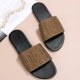 thumbnail image 1 of 2022 nuevas zapatillas de moda para mujer, sandalias de cristal con diamantes de playa de verano para mujer, zapatillas de lujo para exteriores para mujer, zapatillas planas de talla grande 38 Gao Jinjia LED, 1 of 2