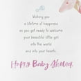 thumbnail image 3 of American Greetings Baby Shower Card for Girl (Geometric Giraffes), 3 of 3