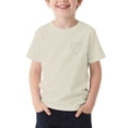 thumbnail image 4 of LJEFF Girls Cute Print Rhinestone T-Shirt, Short Sleeved Cotton Crew Neck Comfort Summer Casual Tee Beige Size 8 Yres, 4 of 7