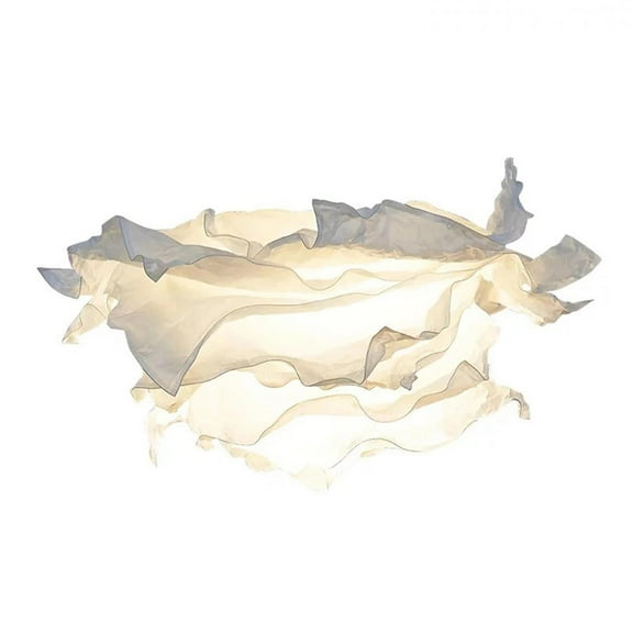 Pantalla de lámpara de papel Lámpara colgante Pantalla en forma de flor para sala de estar L Zulema Pantalla de papel