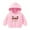 Pink, variant on Zwiiyzr 2025 Girls Hooded Sweatshirt Long Sleeve Pullover Crop Tops Kids Fleece Sweatshirts For 5-14 Years Purple