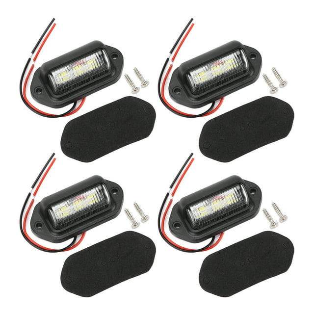 Tag Lamp, Waterproof License Plate Light White Light For Car