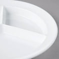 thumbnail image 2 of Carlisle Kingline 8 3/4" White 3-Compartment Plate - 12/Case, 2 of 5
