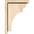 thumbnail image 3 of 5 1/2"W x 10"D x 14"H Yorktown Smooth Corbel w/Backplate, Douglas Fir, 3 of 9