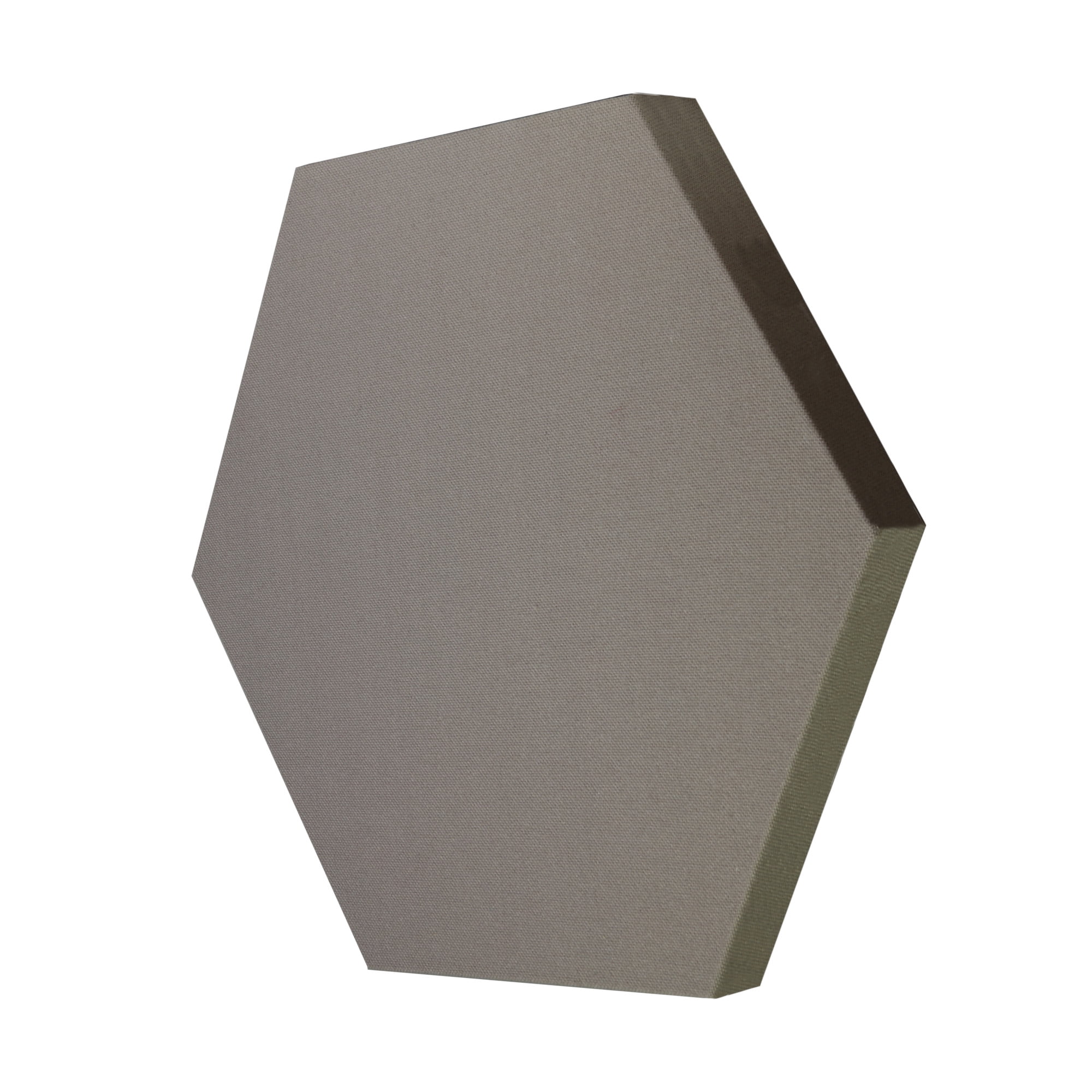 ATS Acoustics Hexagon Acoustic Panel Fire Rated 24" x 2" Sound Absorbing Professional Studio Quality Wall Tile (Latte)