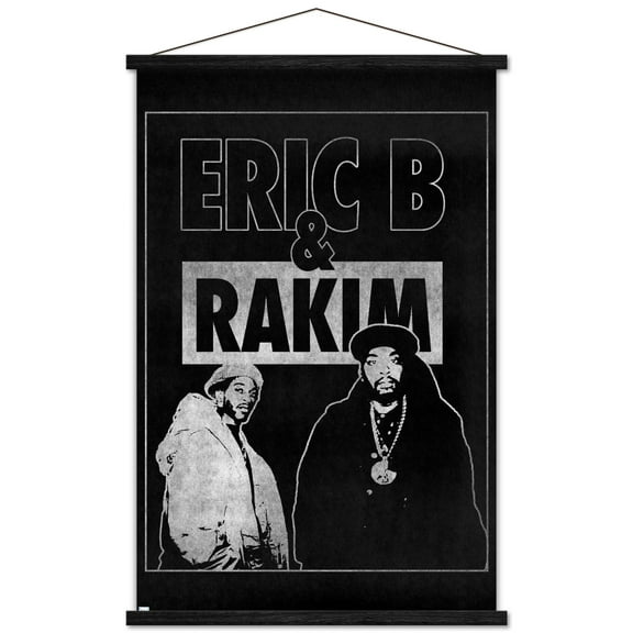 Eric B. & Rakim - Stacks Wall Poster with Magnetic Frame, 22.375" x 34"