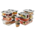 Rubbermaid Brilliance Food Storage Containers, 36 Piece Variety Set