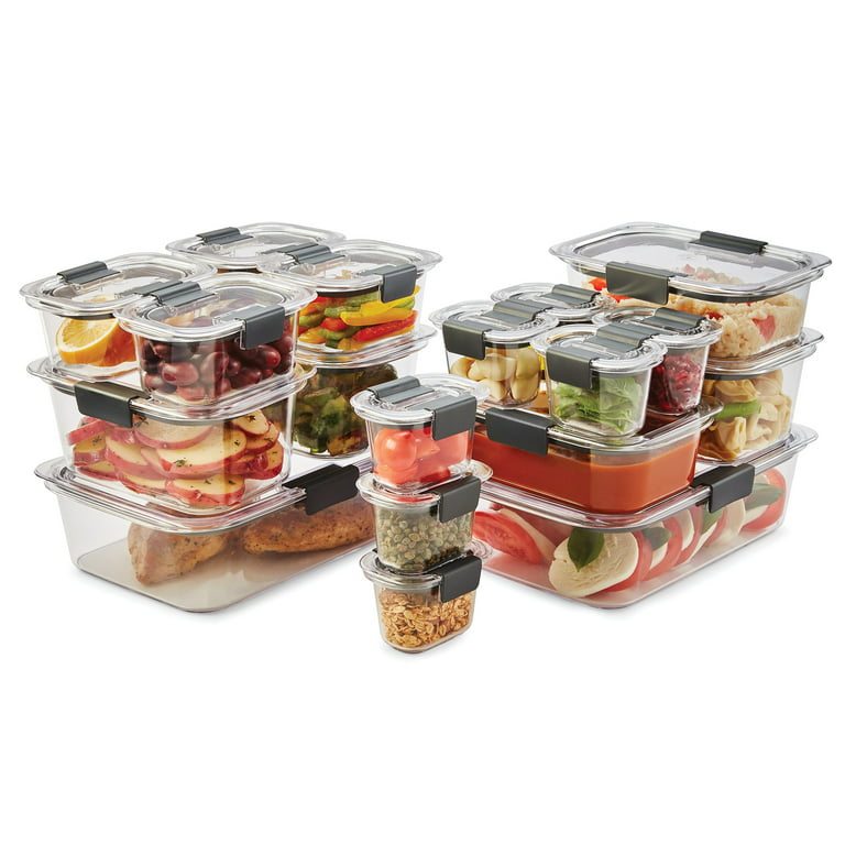Rubbermaid Brilliance Food Storage Container Plastic 1.3 cup 3.2