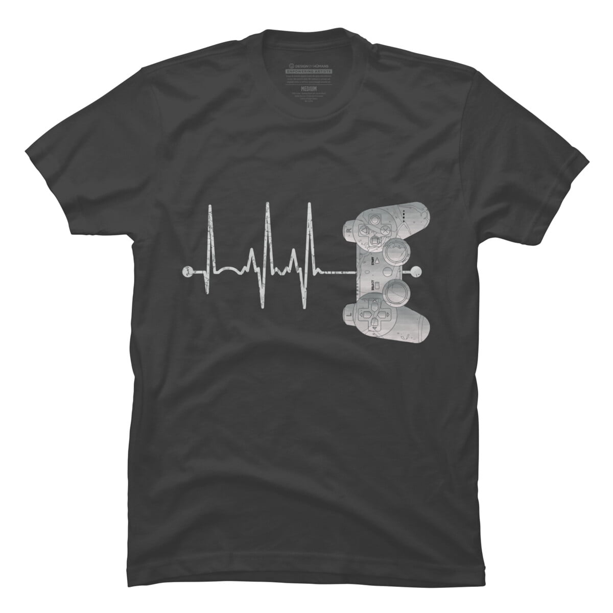 Gamer Heartbeat Teenage Boys Gifts Ideas Gaming Mens Charcoal Gray Graphic Tee - Design By Humans  3XL