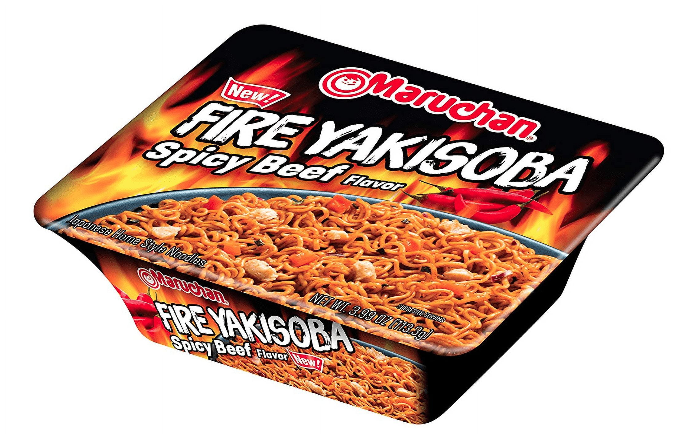 Maruchan Yakisoba Spicy Chicken Flavor, 4.11 Oz, Pack of 8