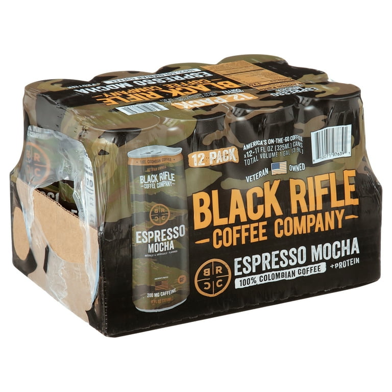 Black Rifle Coffee Company Mocha, Medium Roast, 200mg Caffeine