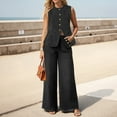 thumbnail image 2 of Hessimy Lounge Sets For Women Sweatshirt And Wide Leg Sweatpant Two Piece Outfits Sweatsuit Tracksuit（Black，XXL）, 2 of 2