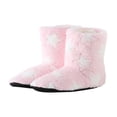 thumbnail image 3 of NECHOLOGY Botas Mujer Zapatos Botines de mujer Zapatos de mujer, zapatos de algodón para el , botas de algodón con piso de barril medio, calcetines cálidos, zapatos de algodón (Pink, 7), 3 of 5