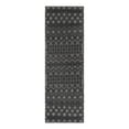 thumbnail image 2 of Unique Loom Outdoor Trellis Textured Collection Area Rug - Osage (2' x 6' Runner Charcoal), 2 of 6