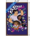 thumbnail image 3 of Disney Encanto - Sister Goals Wall Poster, 22.375" x 34", Framed, 3 of 3