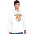 thumbnail image 5 of New Mexico Native Symbolism Zia Flag Zip Up Hoodie Men's Women's Brisco Brands L, 5 of 6