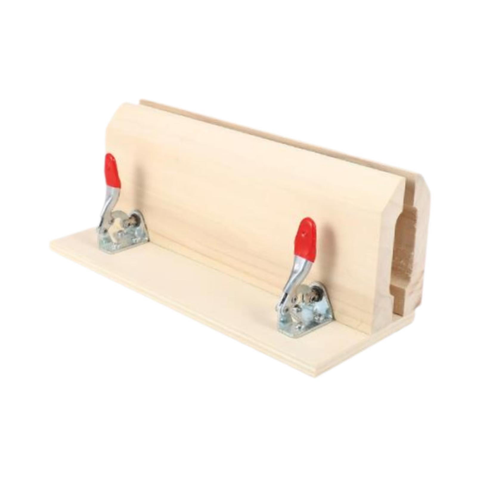 Wxqbjtam Stitching Horse PU Leather Clamp Wood Belt DIY Clip DIY Craft Table Desktop Tool