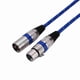 thumbnail image 3 of Cable De Micrófono De Equilibrio, Cable Divisor De Micrófono De Fuerte Resistencia A La Tracción, Enchufe Macho A Hembra Red De Tejido De Nailon Para Mezclador Para Amplificador, 3 of 7