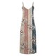 thumbnail image 4 of Puntoco Vestidos Mujer Verano Mujer Verano Casual Estampado V-Cuello Sin Mangas Vestido De Correa, 4 of 5