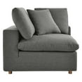 thumbnail image 3 of Pemberly Row 5 Piece Down Filled Overstuffed Sectional Sofa Set in Gray, 3 of 4