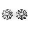 Blue Moon Findings Silver Metal Flower Bead Cap