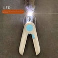 thumbnail image 3 of Professional Dog Cat Pet Nail Clippers with Safety Guard and LED Light for Dogs Cats Birds Rabbit Guinea Pig Blue, 3 of 5
